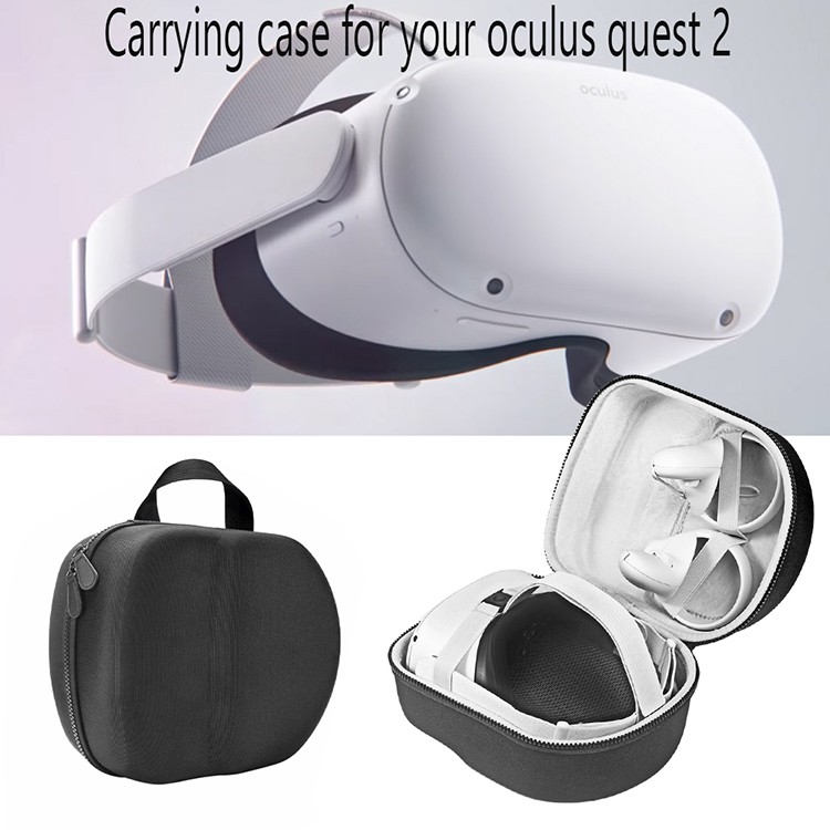 適用Oculus Quest 2遊戲耳機收納包 EVA便攜包