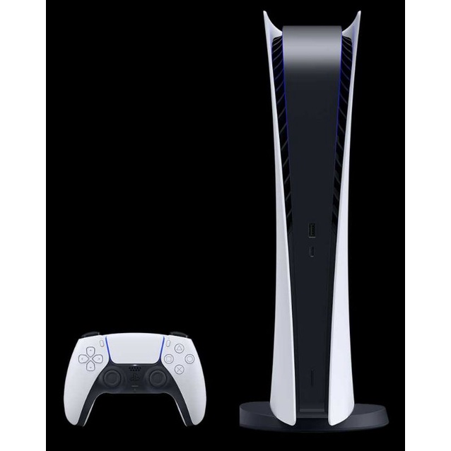 PS5數位版主機＋PS5 Dual Sense™ 控制器＋充電座＋PS5原廠耳機