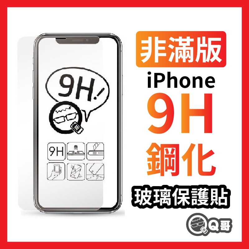 Q哥 iPhone非滿版玻璃貼 背貼 保護貼 12 mini 11 Pro Max XR XS 8 SE2 A01ip