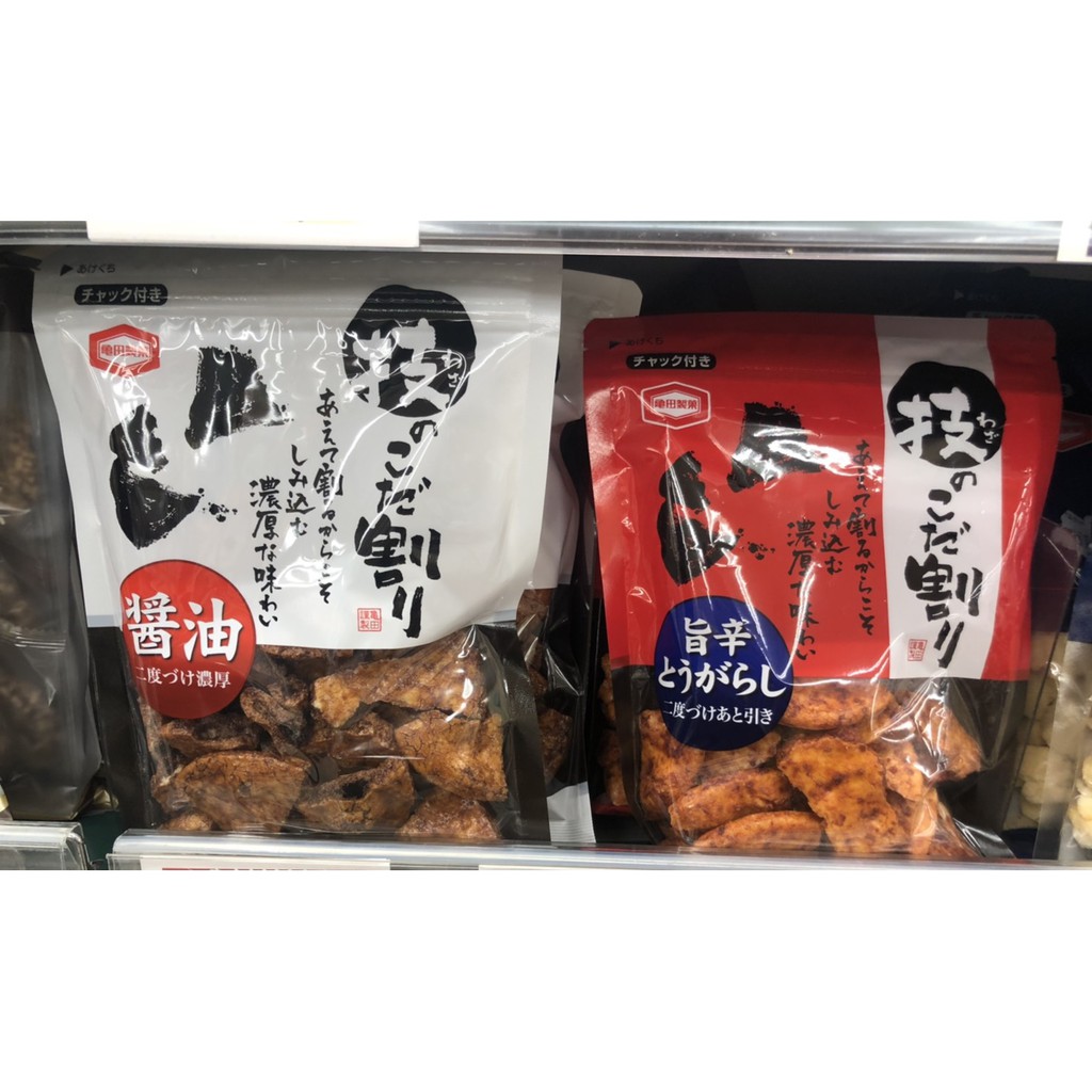 ★日本直送★ 龜田製菓 醬油味/辣味 濃厚超硬燒仙貝米果