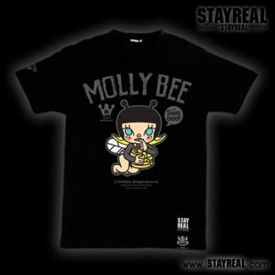 五月天阿信 STAYREAL Molly 蜜蜂T (KENNYSWORK x STAYREAL Molly Bee T