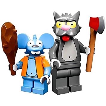 LEGO 樂高 71005 辛普森家庭 第一代 人偶包 No. 13 No. 14 Itchy and Scratchy