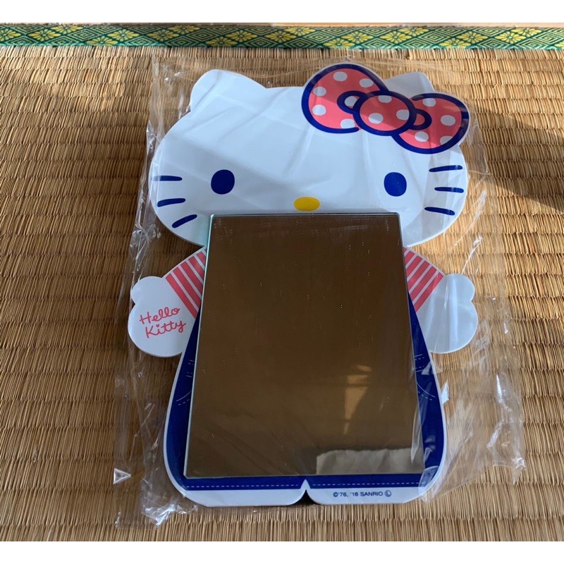 日本帶回三麗鷗授權正品 哈囉凱蒂貓 hello kitty Sanrio 立鏡 鏡子 全身 全新 化妝鏡