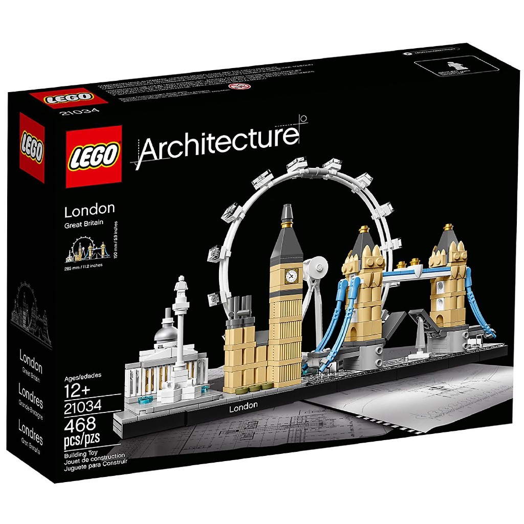 LEGO 21034 建築系列 倫敦 天際線