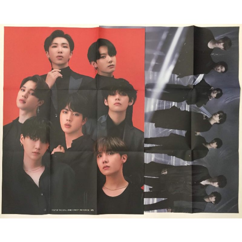 BTS防彈少年團 正版官方海報 MAP OF THE SOUL ON:E CONCEPT PHOTOBOOK 概念寫真書