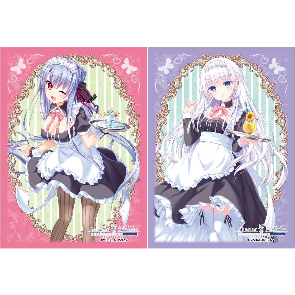 松梅桌遊舖broccoli Summer Pockets 夏日口袋空門蒼鳴瀨白羽女僕ver 卡套 蝦皮購物