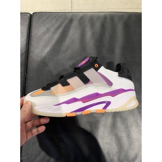 <Taiwan小鮮肉> ADIDAS originals NITEBALL 白 黑 紫 厚底 復古 男鞋 S24138