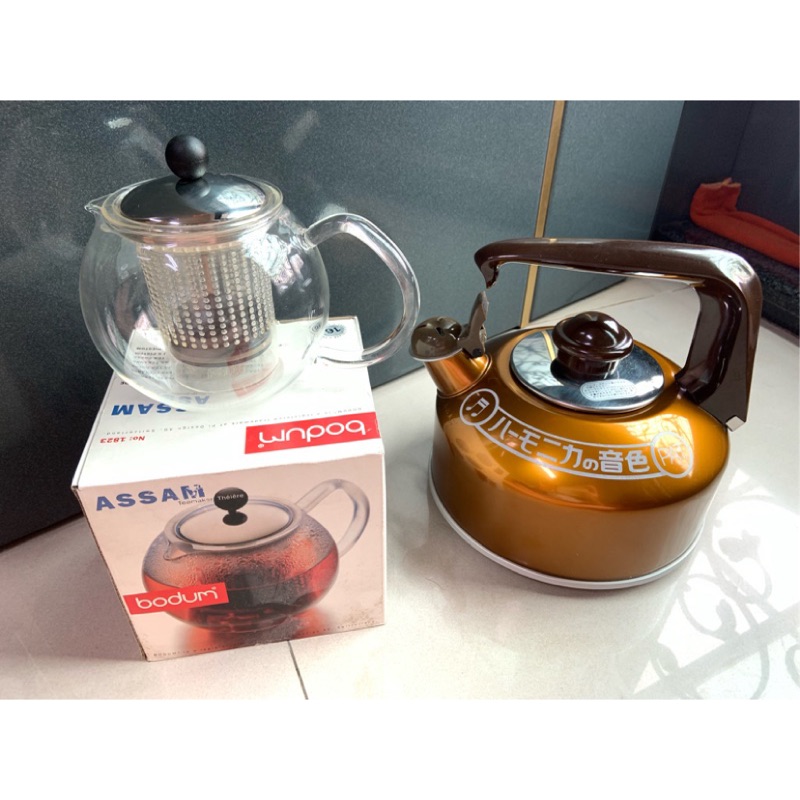 《您的泡茶好夥伴》—bodum 玻璃濾壓式茶壺、日本笛音壺
