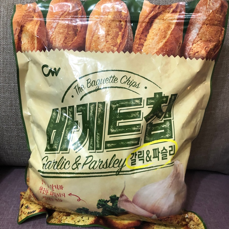 韓國人氣-CW奶油香蒜麵包餅乾400g