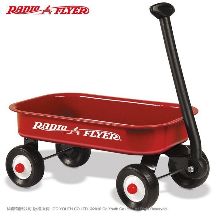 【美國媽咪】美國 Radio Flyer 小遊騎兵迷你拖車#5型 台中可面交