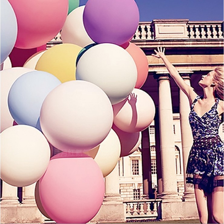 36吋超大氣球25g乳膠氣球開業活動慶典婚慶場景佈置飄空乳膠氣球