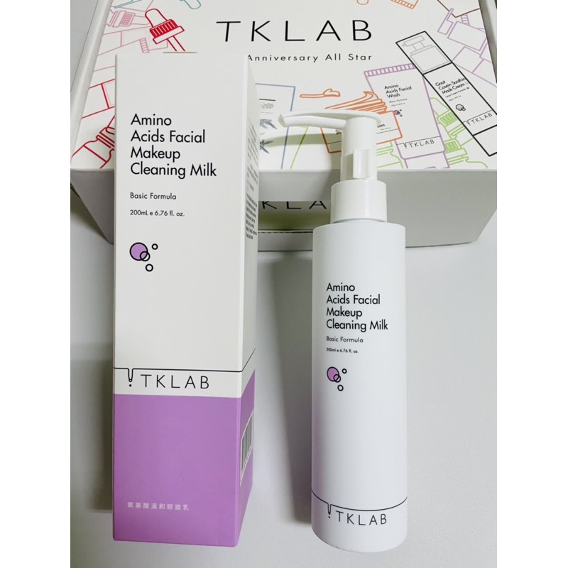 升級新款 最新效期現貨 TKLAB 胺基酸溫和卸妝乳 200ml 洗臉 卸妝精華乳 卸妝乳 卸妝乳液