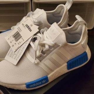 ADIDAS ORIGINALS NMD R1 AQ1785 白藍配色 經典配色 網布編織 JP 23.0