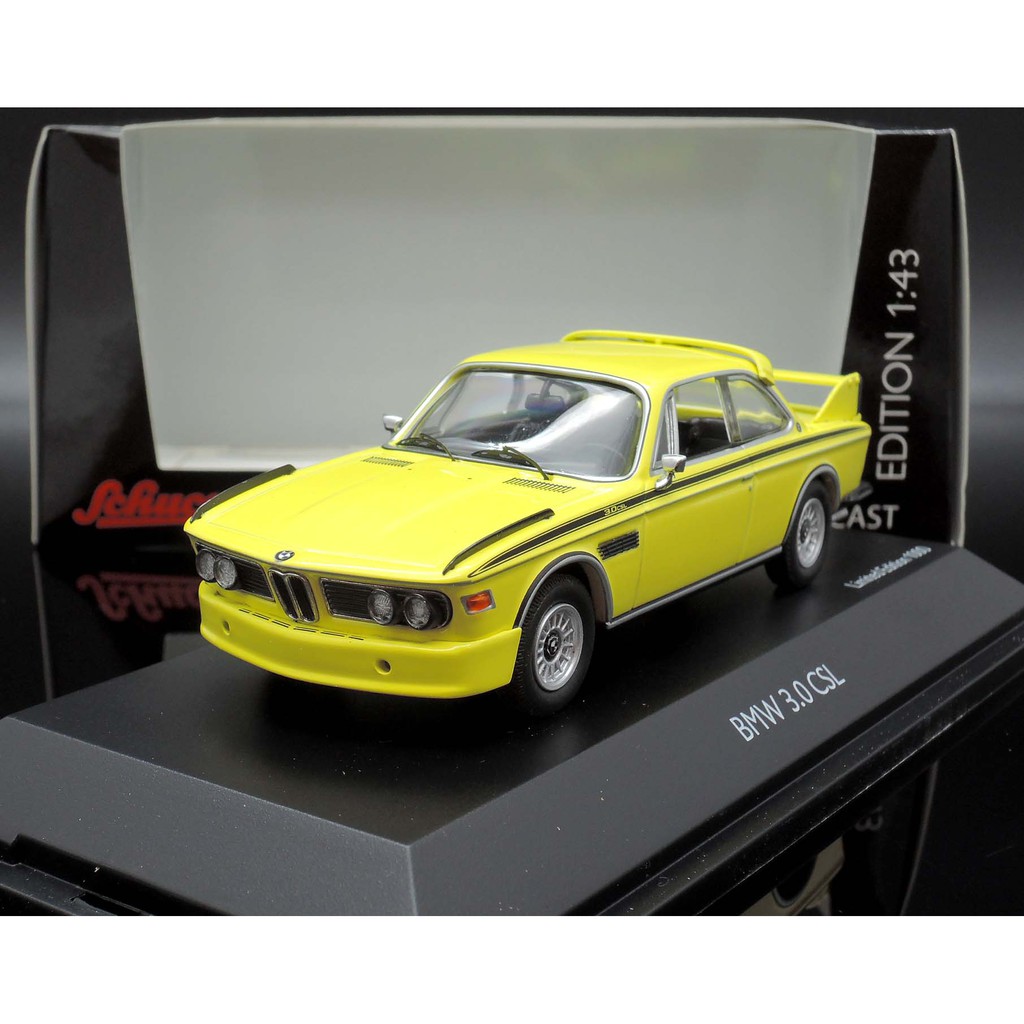 【M.A.S.H】現貨瘋狂價  Schuco 1/43 BMW 3.0 CSL (E9) yellow
