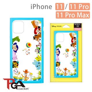【日本PGA】iPhone 11/11 Pro/11 Pro Max 迪士尼 透明 9H玻璃殼-玩具總動員