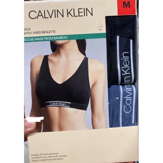 Calvin Klein 女無鋼圈內衣 兩件組/costco好市多代購（編號625/11）