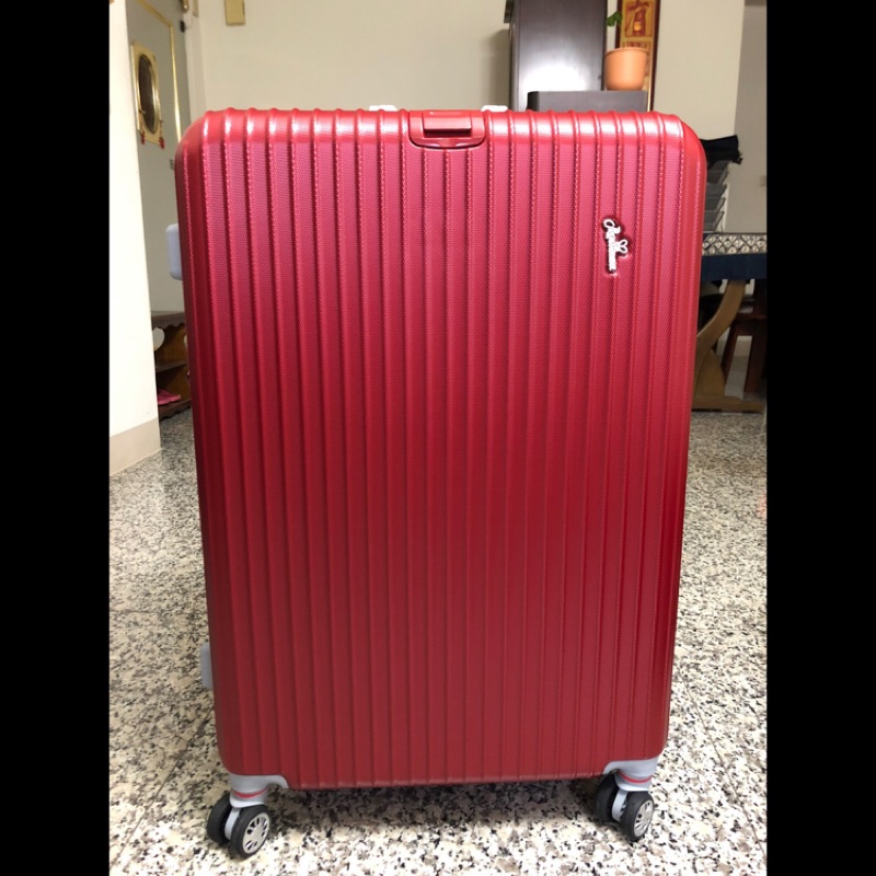 ［全新］Rowana 29吋行李箱 時尚紅 鑰匙鎖 大尺寸 四輪 鋁框 旅行必備