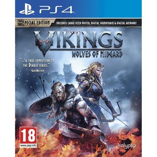 全新未拆 PS4 維京戰記傳奇 米德加爾特之狼 特別版 (類似暗黑破壞神3) 中文英文版 Vikings Midgard