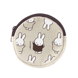 MIFFY 米飛兔插畫設計 日韓小清新 零錢包 拉鍊小零錢包 可愛帆布硬幣包 米菲 正版授權