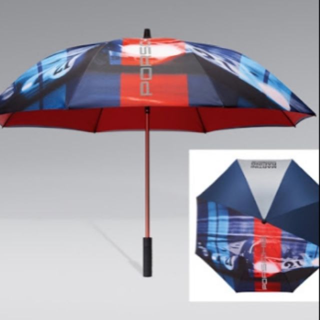 《保時捷車主精品》原廠大型Martini Racing 雨傘高爾夫球傘遮陽傘