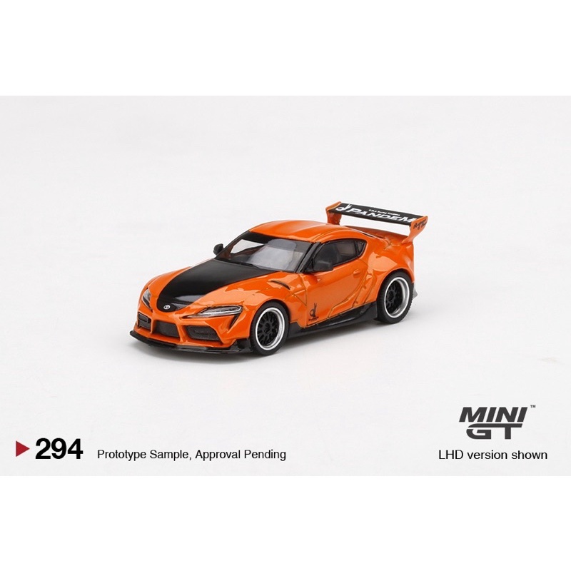 Mini GT 1/64 #294 Pandem Toyota GR Supra V1.0 Orange