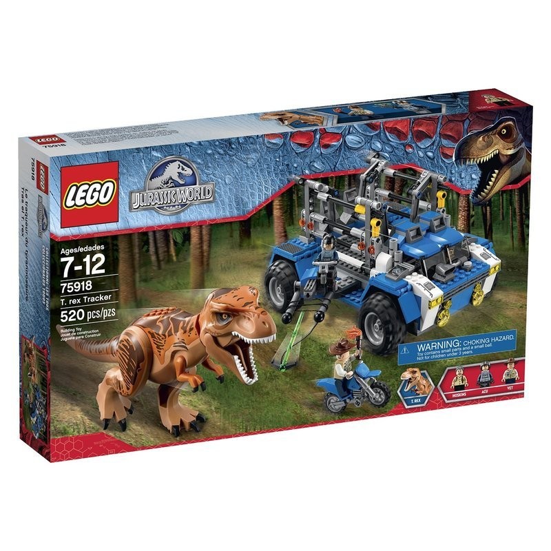 限宅配【積木樂園】樂高 LEGO 75918 侏儸紀 JURASSIC WORLD T.rex Tracker