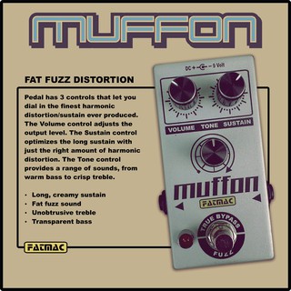 Fatmac 鬆餅基於 Big Muff Pi 吉他效果