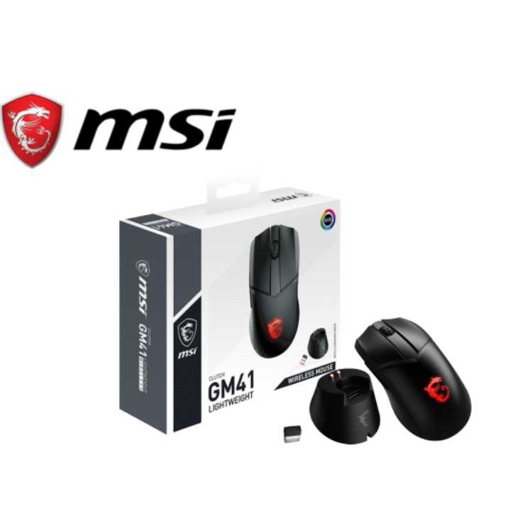 msi 微星 MSI Clutch GM41 WireLess 無線版 電競滑鼠 現貨 廠商直送