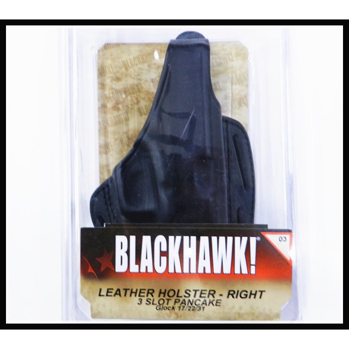 (原型軍品) BLACKHAWK 皮革 槍套 腿掛 腰掛 FOR GLOCK 17/22/31