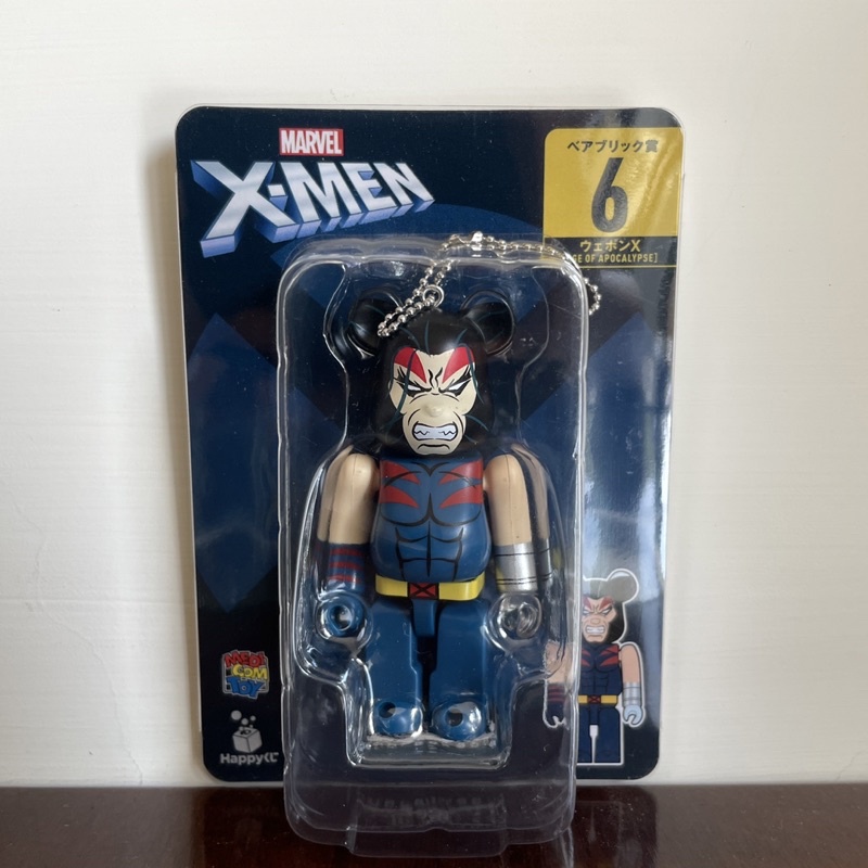 HAPPY 一番賞 BE@RBRICK Marvel X-MEN庫柏力克熊 X戰警6號 Weapon x