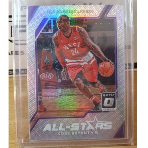 nba球員卡 Panini Optic Kobe Bryant 銀亮 全明星 閃亮 KB2# nba 籃球