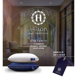 【Hilton 希爾頓】立體雙滾邊純棉銀離子抑菌獨立筒枕/兩色任選