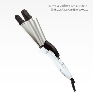 日本 TESCOM NPW632 W 電捲棒  離子夾 專業美髮 2WAY 白色