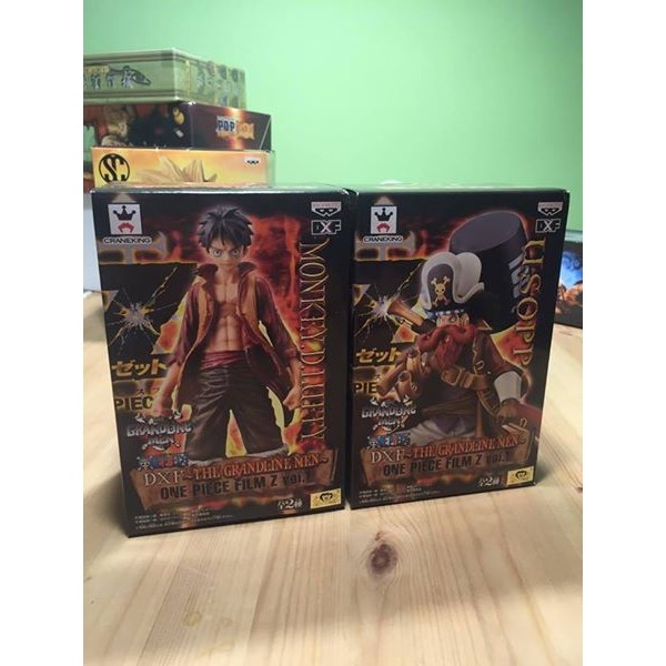 全新未拆 日版 海賊王 劇場版Z DXF 魯夫+騙人布