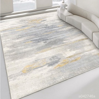 高級現代臥室床邊地毯客廳大面積地毯北歐簡約家用輕奢沙發茶几墊 i2W8