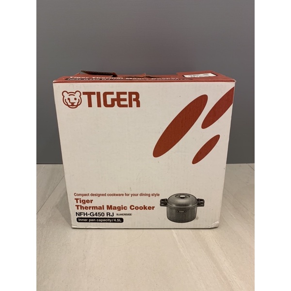 TIGER虎牌_日本製 可直火_不鏽鋼燜燒鍋_免火再煮鍋 4.5L(NFH-G450)