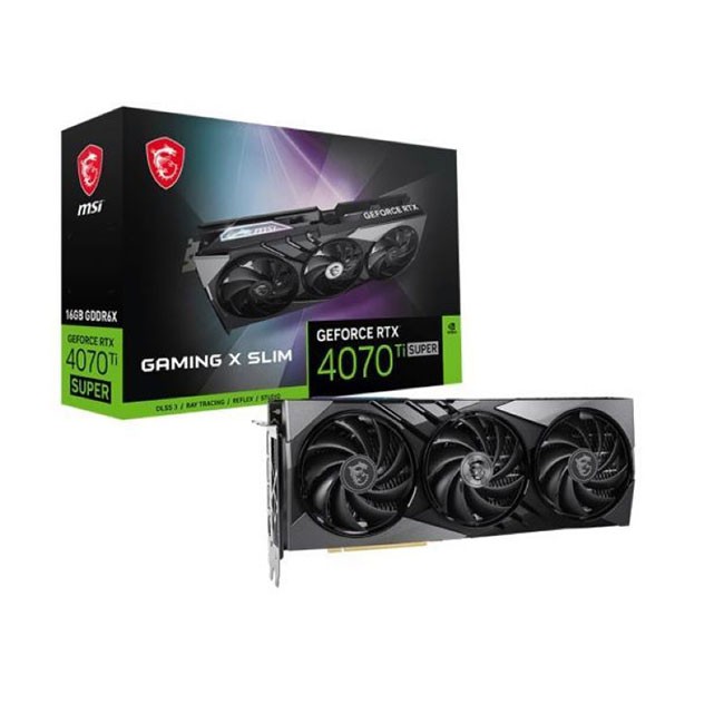 微星RTX4070Ti SUPER 16G GAMINGXSLIM/註五年/4070TI SUPER 現貨 廠商直送