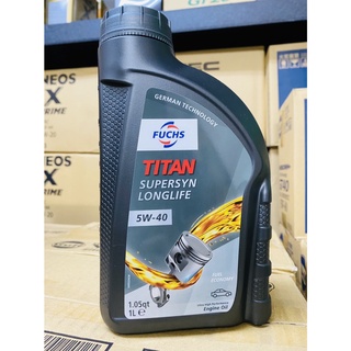 《 新款長效型 》福斯 5W40 FuchsLonglife SuperSyn 5W-40 全合成 汽車 機油 法產
