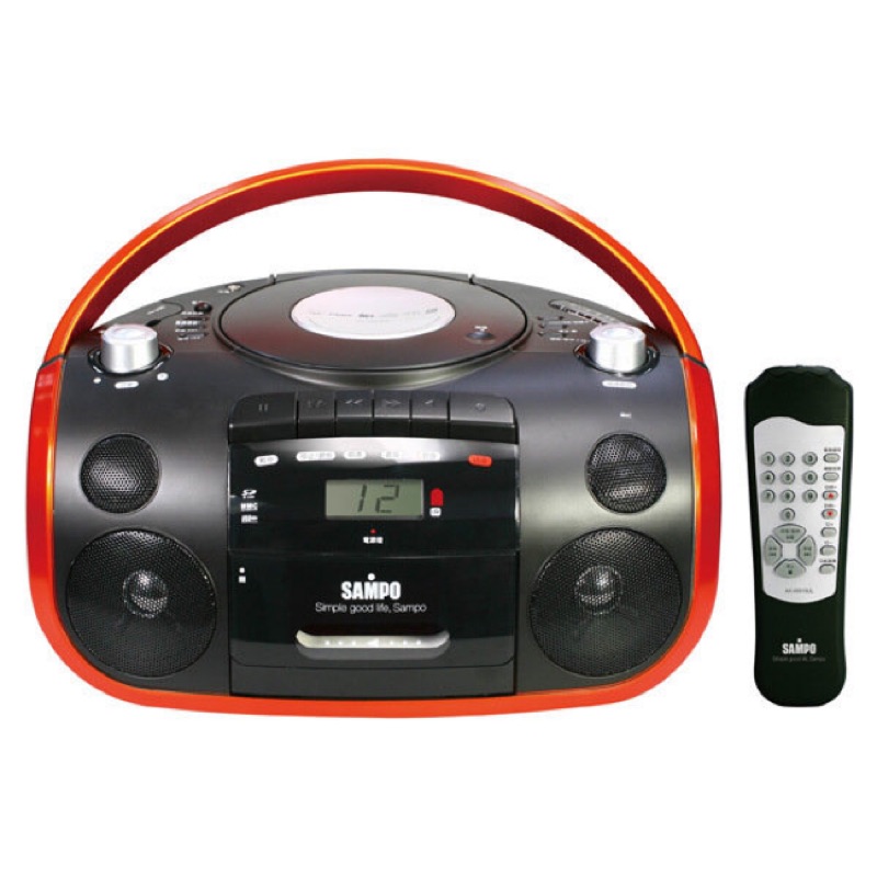 二手良品◤卡帶可錄廣播及現場錄音◢ SAMPO 聲寶 CD/MP3/USB/SD 收錄音機 / 手提音響