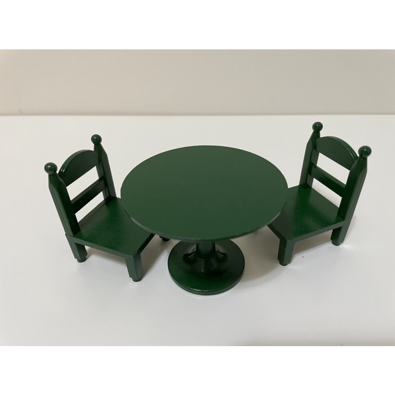 1️⃣1️⃣森林家族 絕版 綠餐桌 兩人小餐桌 綠家具