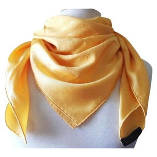 二手正品Louis Vuitton LV Monogram Silk Scarf絲巾90cm
