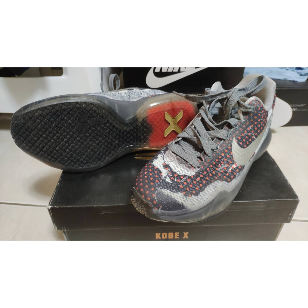 全新 NIKE Kobe X GS PAIN 4Y 23CM