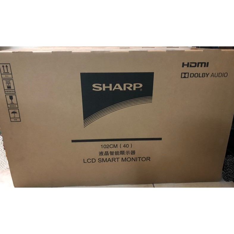 SHARP 夏普 40 FHD 40吋智能連網電視 液晶顯示器＋視訊盒 LC-40SF466T (日本堺十代面板)