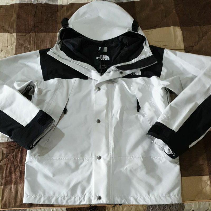 夢幻古著 The North Face 1990 Mountain Jacket Gore-tex 美國限定 錫灰 M號