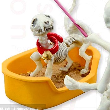 【扭蛋達人】Re-Ment盒玩 Pose Skeleton系列-可動關節 貓01(現貨特價)