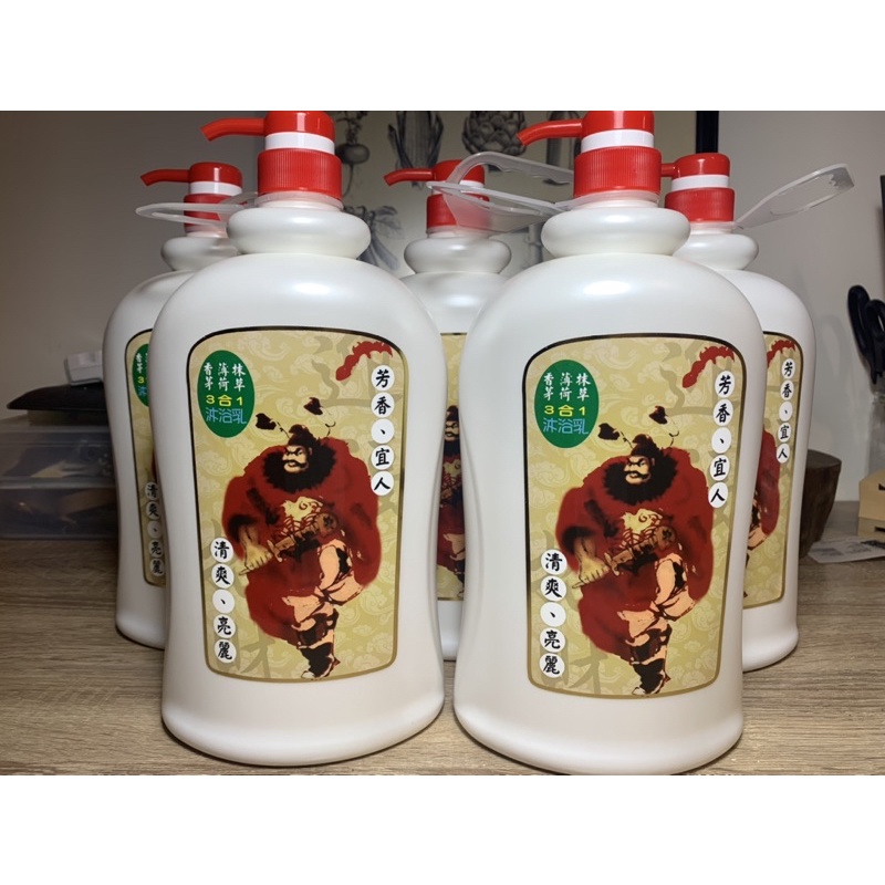 香茅 薄荷 抹草 三合一沐浴乳 安欣 涼感 心海文物 2000ML 效期 2026/05 大容量 沐浴乳