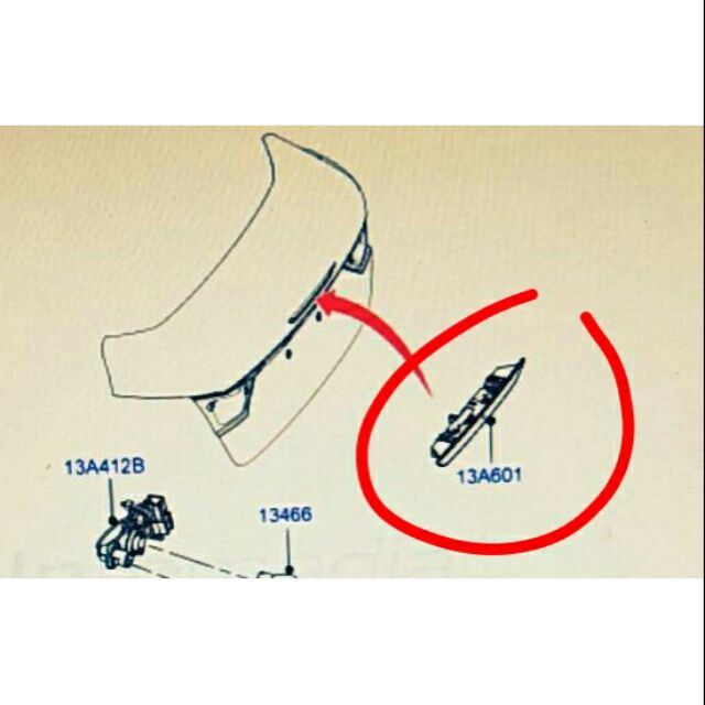 汽材小舖 正廠 FOCUS 13- MK3 四門 五門 第三煞車燈 煞車燈 後蓋煞車燈 警示燈 後燈 另有 ESCAPE