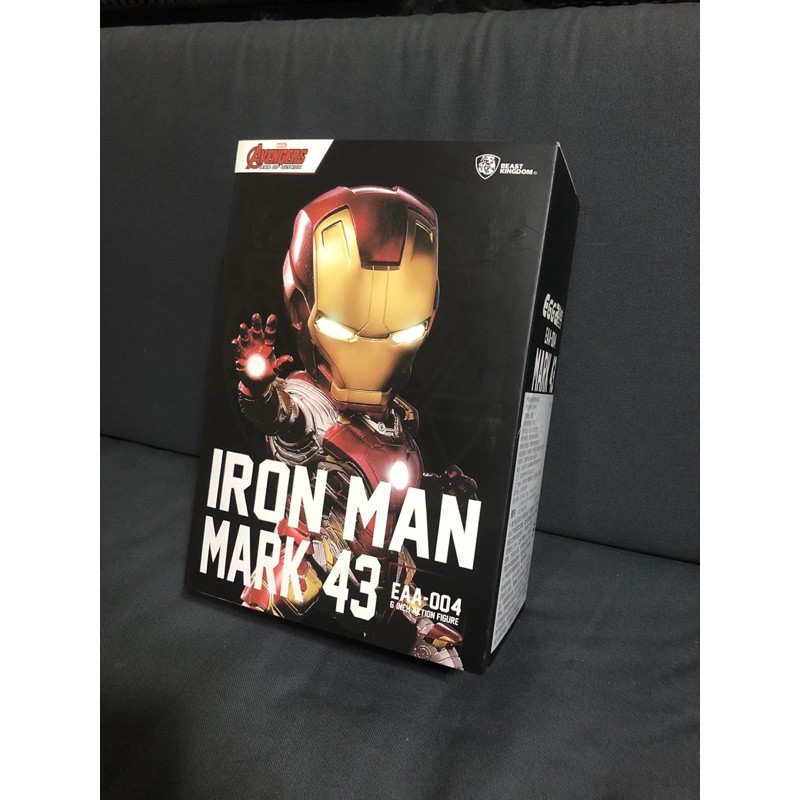 野獸國 EAA-004 鋼鐵人 馬克43 復仇者聯盟 Iron man mark 43 可動人偶