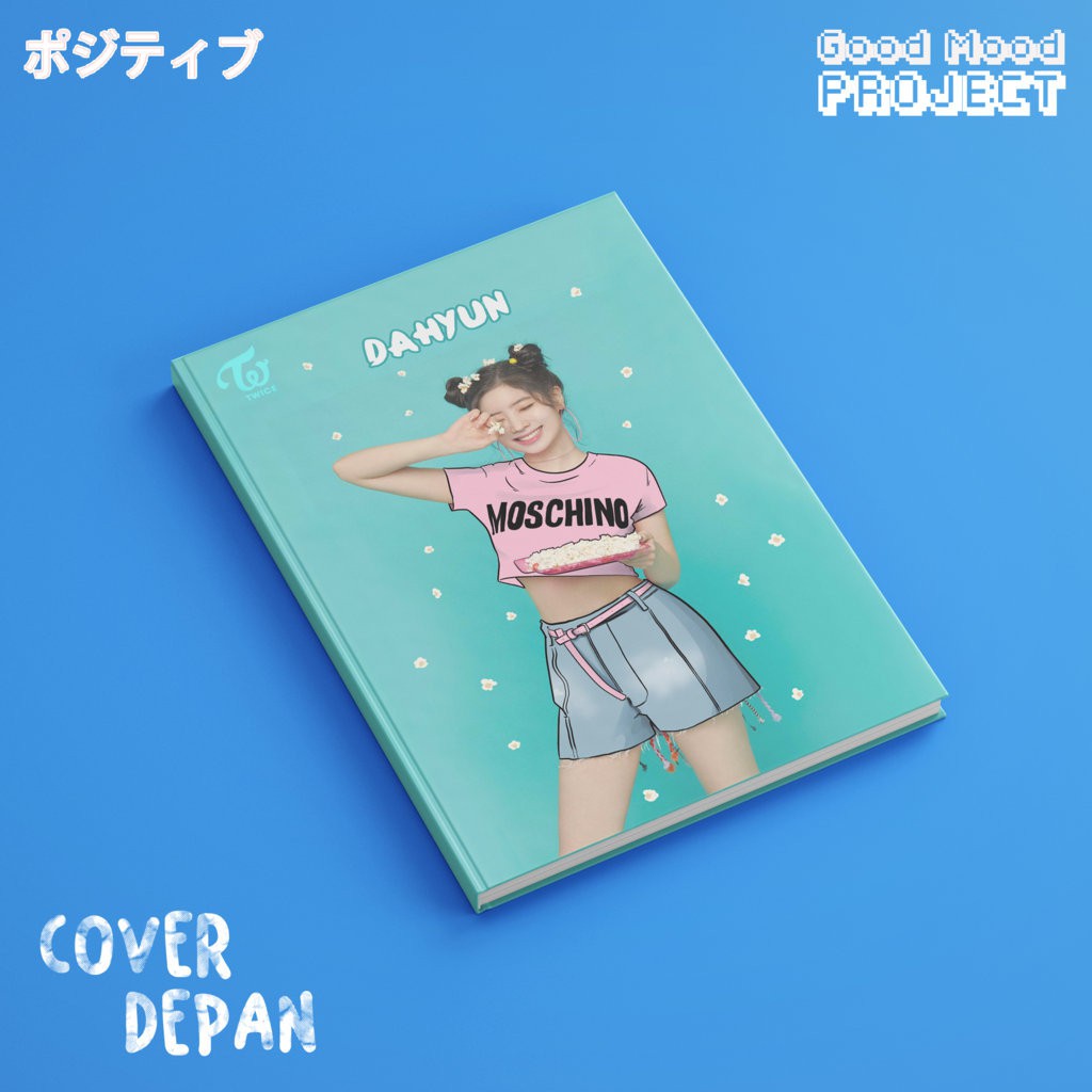 Kpop Twice 大雲筆記本韓式 Hardcover A5 筆記本日記計劃器