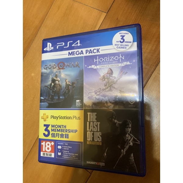 PS4 戰神4 地平線 兩片遊戲 二手美品